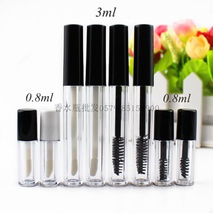 0.8ml/3ml/10ml lip gloss lipstick tube lip glaze empty tube/mascara plastic wrapping material lip glaze DIY empty tube
