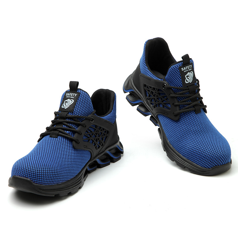 Cross-border preferido zapatos de protección laboral hombres puntera de acero estándar europeo anti-Smashing zapatos de seguridad anti-perforación ZAPATOS DE TRABAJO desodorante transpirable ligero