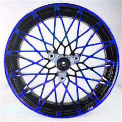 12寸電動車前輪2.75寬鋁輪改裝輪轂小牛N1S輪轂小猴子M3澆鑄鋁輪