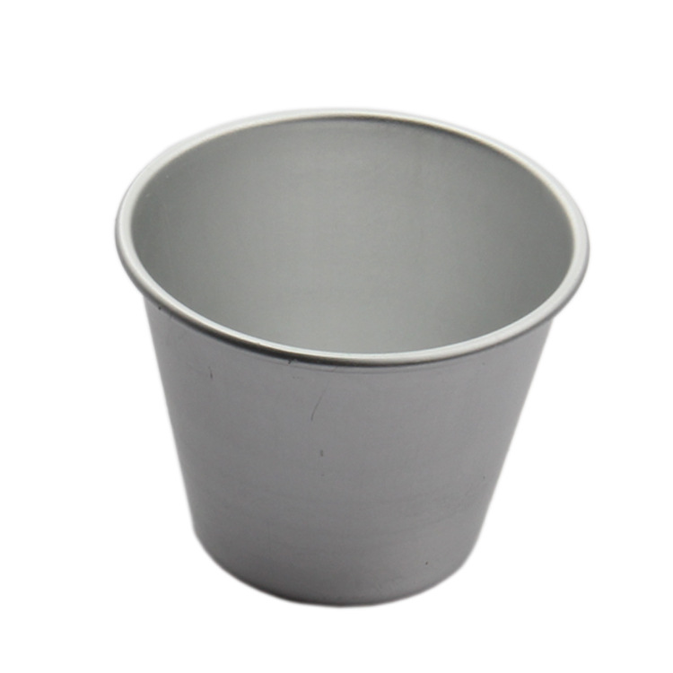 Aleación de aluminio occidental taza pudín taza pequeño molde de pastel hogar tazón molde de la torta herramienta para hornear B01 ~ B04 opcional