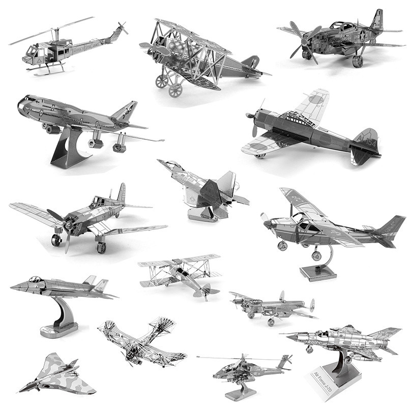 Aipin Wholesale Group a Vip DIY Assembly Model 3D Light-Engraved Stereo Metal Puzzle Wholesale Dropshipping