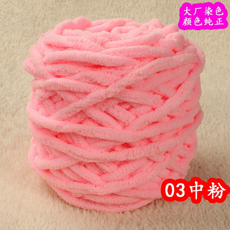 Yarn ball 100% polyester, bulky soft DIY scarf yarn, baby colors, 11×11×12 cm