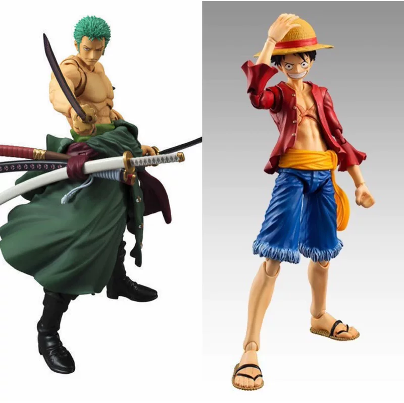 Фигура-акция (One Piece) Саурон и Луффи, подвижная PVC-модель, 13.7×8.7×25.3 см