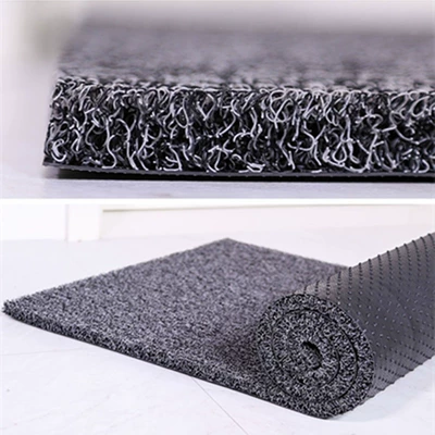 Factory Direct Sales Plastic Wire Loop Car Carpet - 129m-black-gray