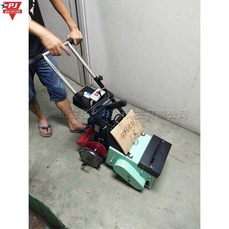 旧塑胶跑道铲削机 手推式PV地面翻新刨地机 楼梯过道地面铲地机