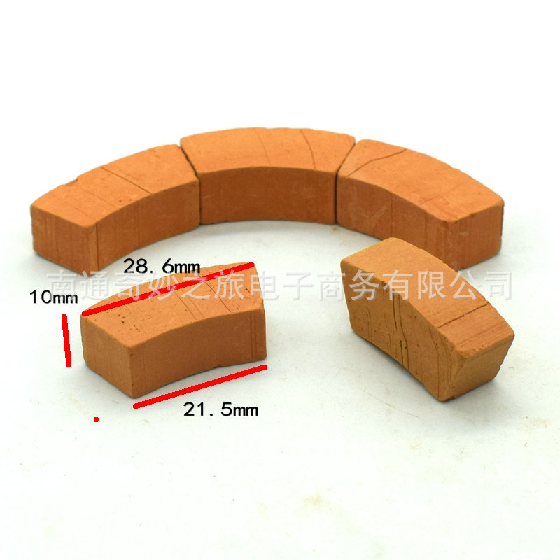 Pequeños albañiles modelo de construcción de ladrillos azulejos de los niños hechos a mano DIY casa Villa simulación mini ladrillo