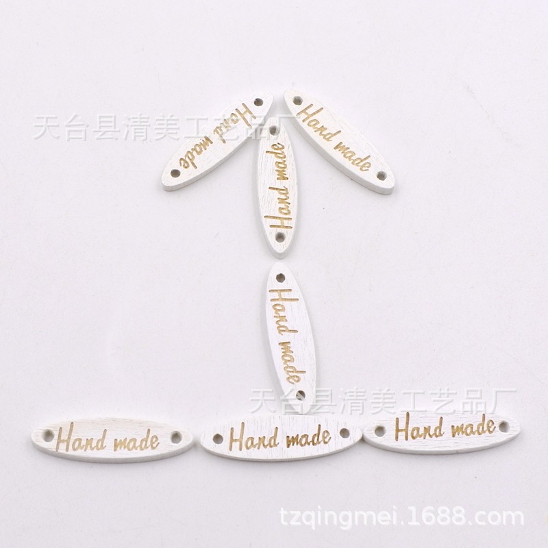 Señalización de punta ovalada blanca Escultura láser blanca Señalización hand made 20 piezas por paquete