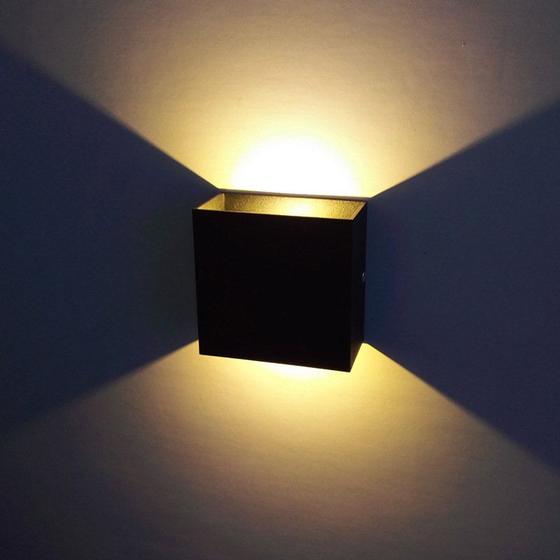 LED travel wall sconce for corridor