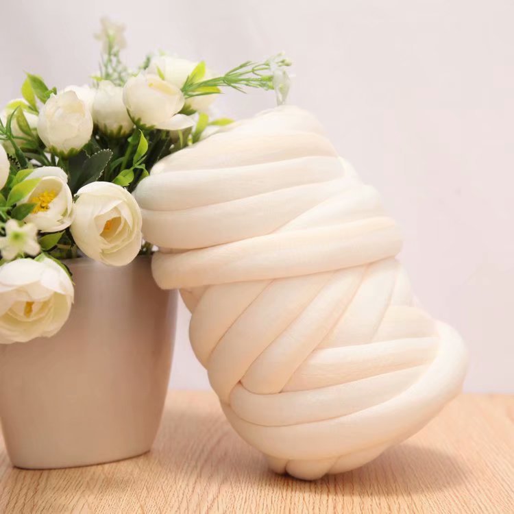 Hilo de lana islandesa grueso, manta tejida a mano de algodón con corazón grueso, manta tejida para perros y gatos diy, tela anticolisión alrededor de la cama, hilo de lana redondo y grueso