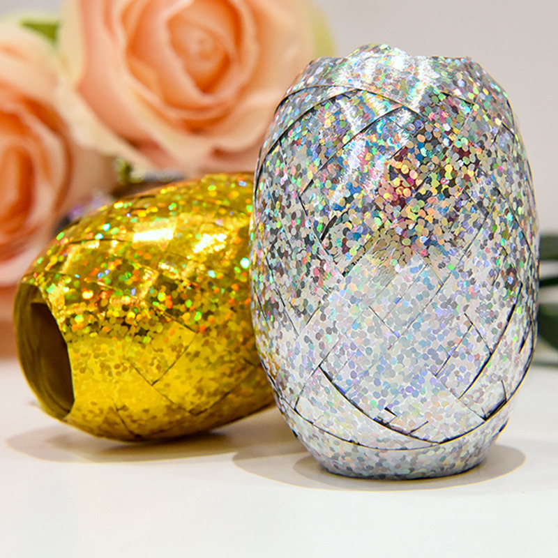 Balloon Laser Ribbon Rope Strap Accessories Ribbon Tie Tools Party Decoration Tassel Wedding Birthday Gift