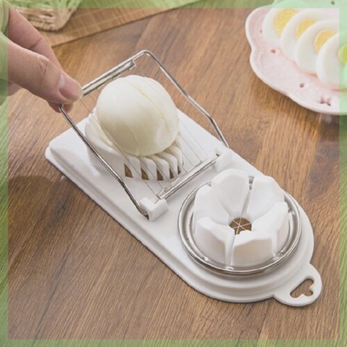 Multifunctional two-in-one egg cutter, egg fancy cutter, stainless steel egg cutter, preserved egg divider, slicer