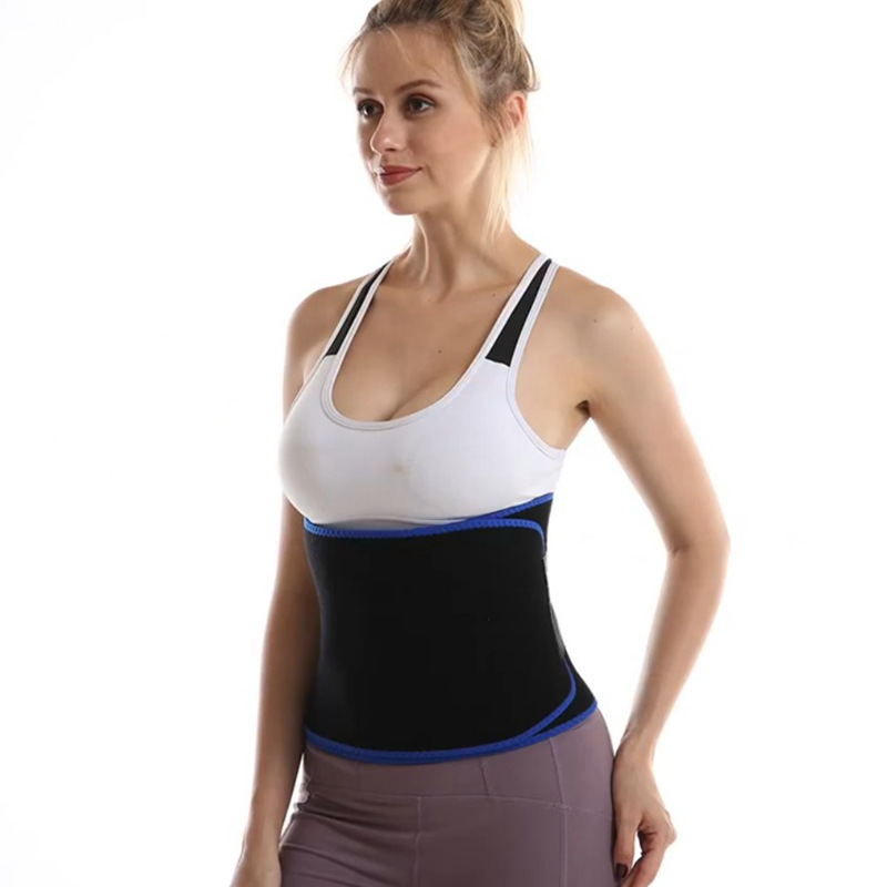 Sudor cintura faja vientre adelgazamiento quema de grasa cintura faja hombres y mujeres fitness entrenamiento de plástico cintura multifuncional cinturón de soporte de cintura