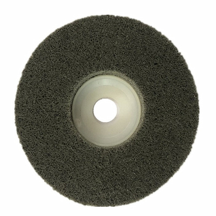 白鸽100*16孔角向抛光轮 角向尼龙轮 4寸不织布抛光轮 拉丝轮