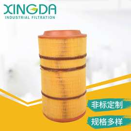 聚酯除尘空滤布袋粉尘滤芯无纺布除尘滤芯 喷砂覆膜粉末回收滤筒