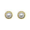 Silver needle from pearl, fashionable earrings, silver 925 sample, internet celebrity, 2020