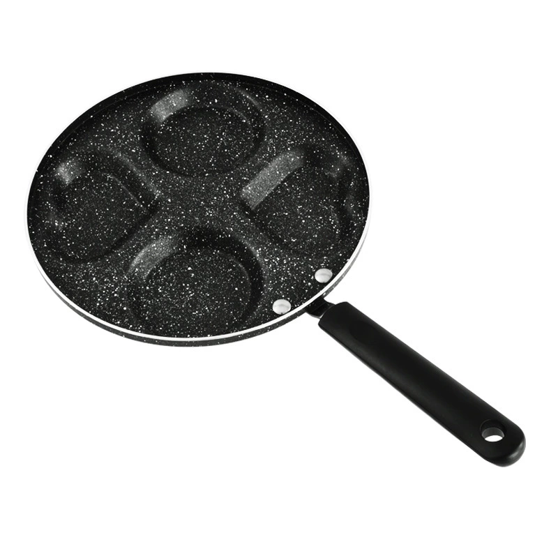 Four Kong Love Breakfast Frying Egg Home Pot Speed ​​Folding ​​Oks Pot Flat Denci