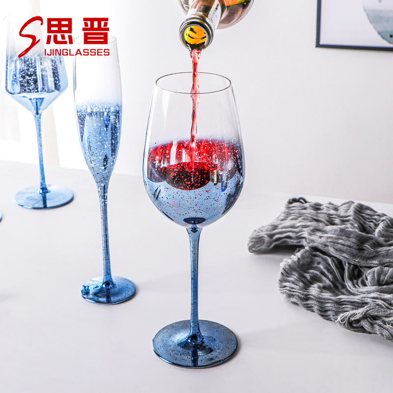 Sijin Burdeos copa de vino de cristal de uva roja copa de champán bar creativo conjunto de vino ESTRELLADO