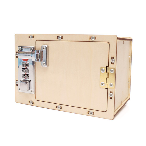 Scientific small production DIY mechanical lock box primary and secondary school science experiment stem education science teaching aids