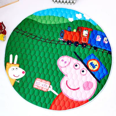 Children's Floor Mat, Ins-Style — Avtomobil döşəmə paspasları - train-george-15-m-diameter-15-m-diameter