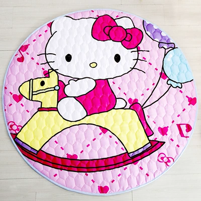 Avtomobil döşəmə paspasları: Thickened Baby Play Mat - trojan-horse-k-t-look-at-the-picture-and-contact-customer-service-15-m-diameter