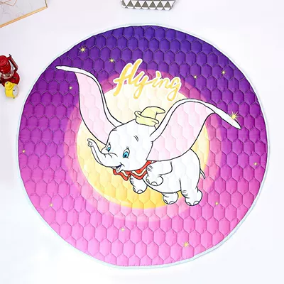 Cross-Border Foldable Crawling Mat, Avtomobil döşəmə paspasları - purple-flying-elephant-15-m-diameter-15-m-diameter