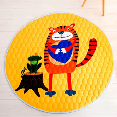 Cross-Border Foldable Crawling Mat, Avtomobil döşəmə paspasları - tiger-cub-15-m-diameter-15-m-diameter