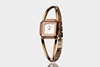 Retro fashionable square square watch, brand bracelet, simple and elegant design