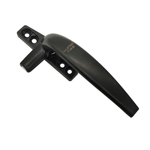 50 aluminum alloy window plastic steel casement window handle seven-character handle single-point outward opening handle lock push window handle