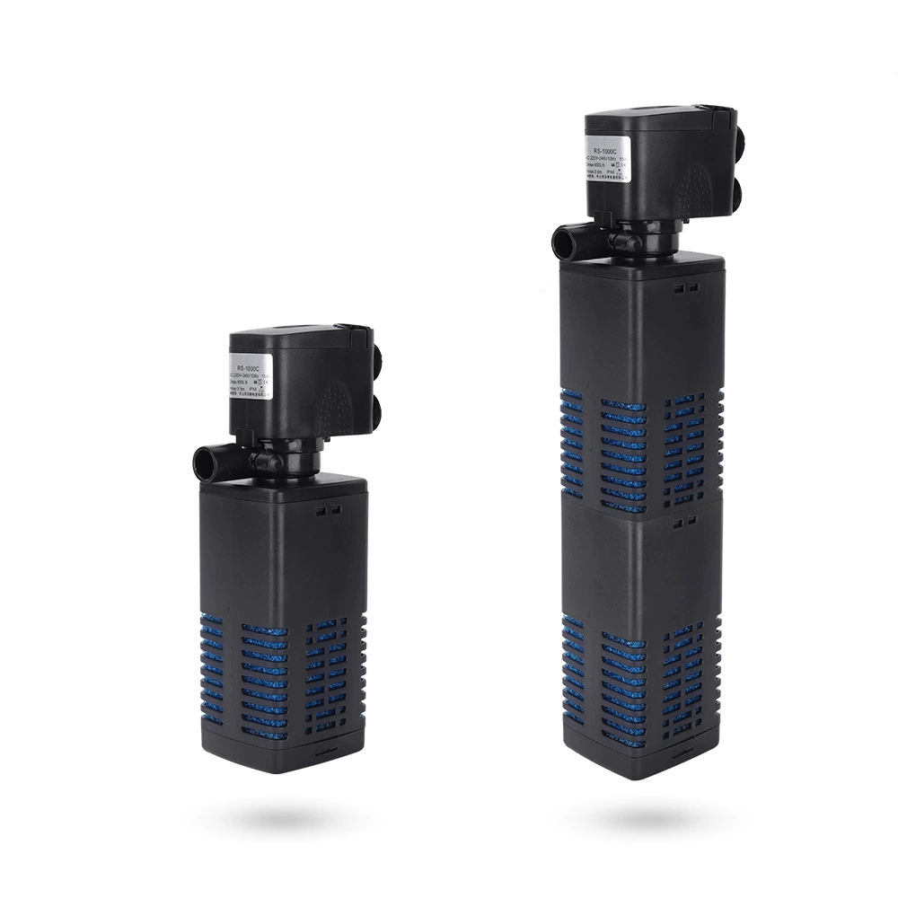 Трансграничный небольшой аквариум функция фильтр аквариум три в одном встроенный погружной насос для аэробного фильтра насос