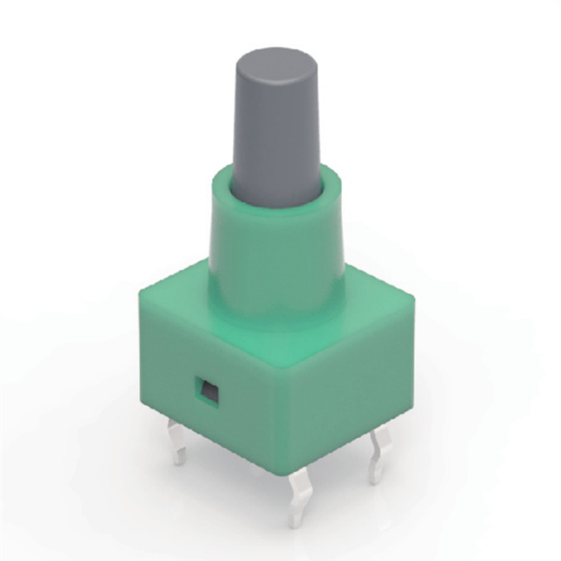 厂家热卖轻触开关6*6复位rosh微动4脚护套防晃按键电视机遥控器按