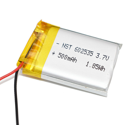 Polymer lithium battery 602535 beauty instrument rechargeable lithium battery 500mAh hydration instrument battery 3.7V manufacturer