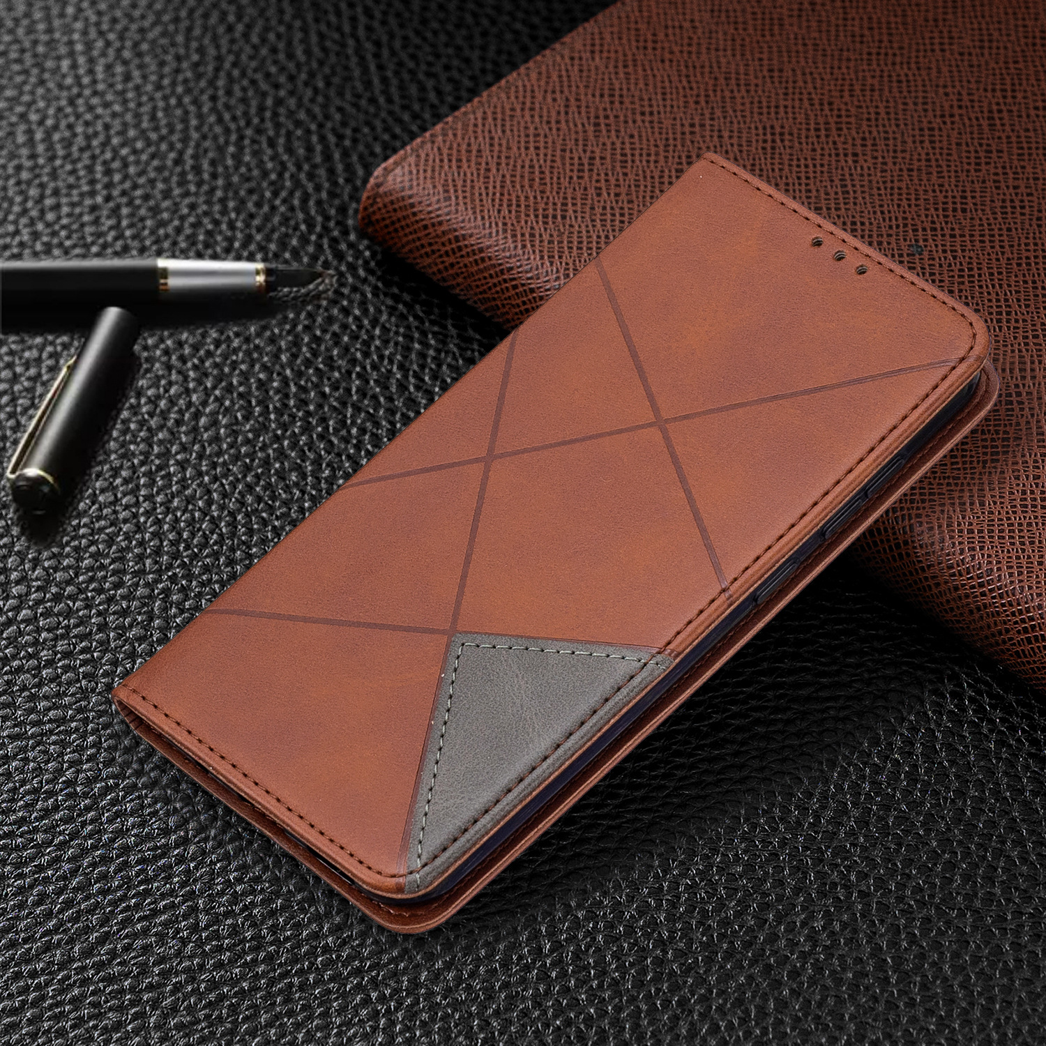 Suitable for NOKIA G42 C22 prismatic leather case MOTO Edge 50 Pro foreign trade wholesale Japan, South Korea, Europe and America
