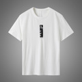 品牌剪标夏季新款男经典圆领胸前印花休闲简约短袖T恤衫T2A72400