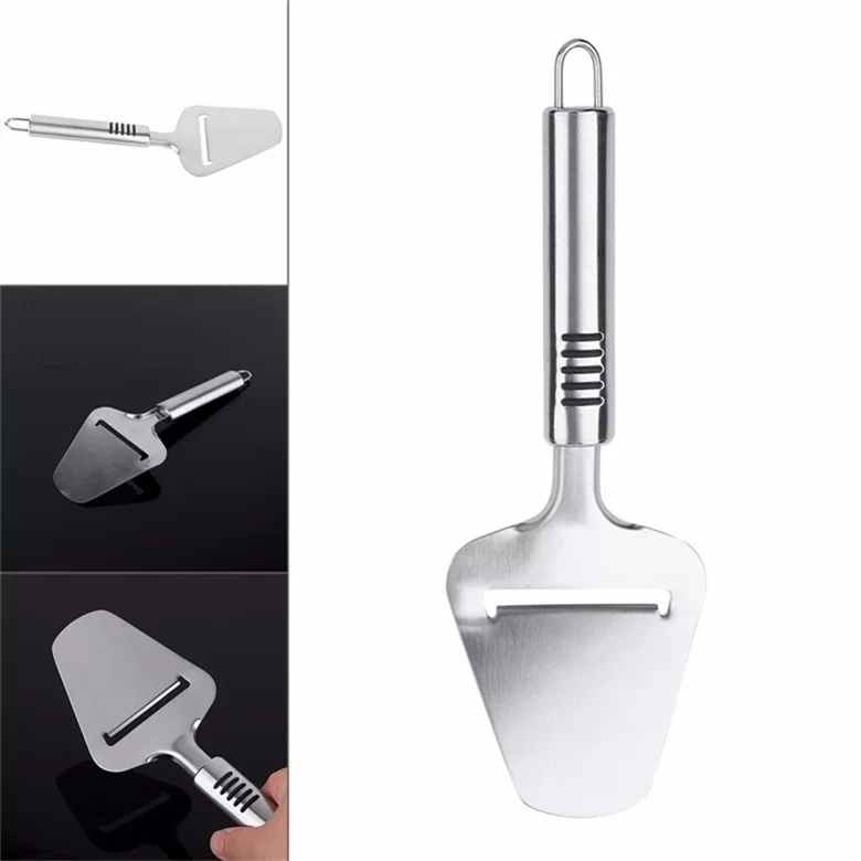 Stainless steel cake shovel pizza shovel triangle pizza shovel kitchen cheese cutting knife cutting creative baking tool