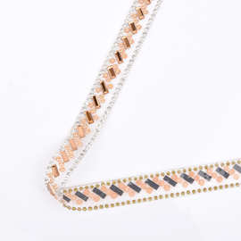 饰品配件网钻批发热熔排钻链条精品手工服饰水钻钻贴创意