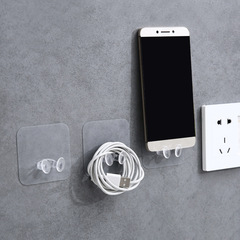 Plug Hook Multi-functional Home Electrical Cable Organizer Power Plug Holder Hanger Cable Clip Line Card