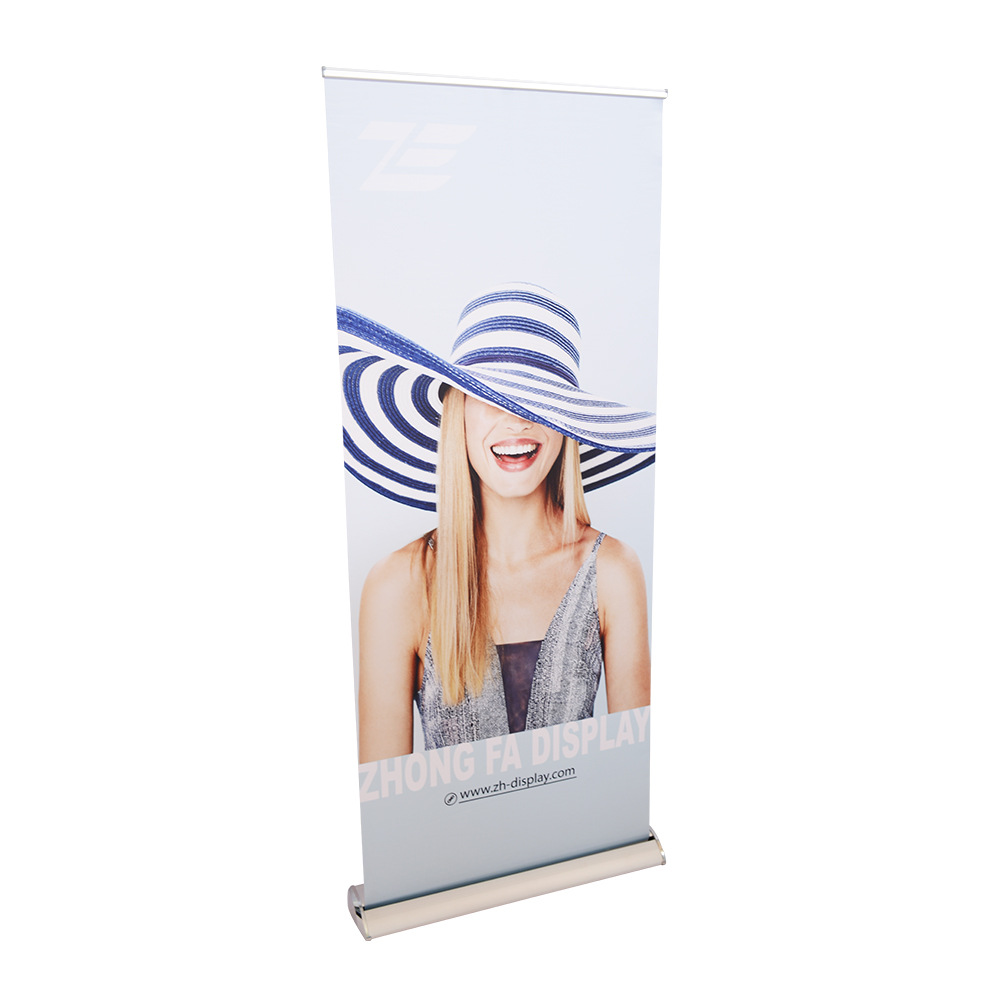 厂家小18型铝合金易拉宝 水滴型高档铝合易拉宝 18型19型