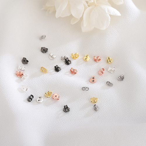 S925 silver ear plug wholesale, white ear plug, silver jewelry earrings, ear plug accessories, drop shipping from manufacturer