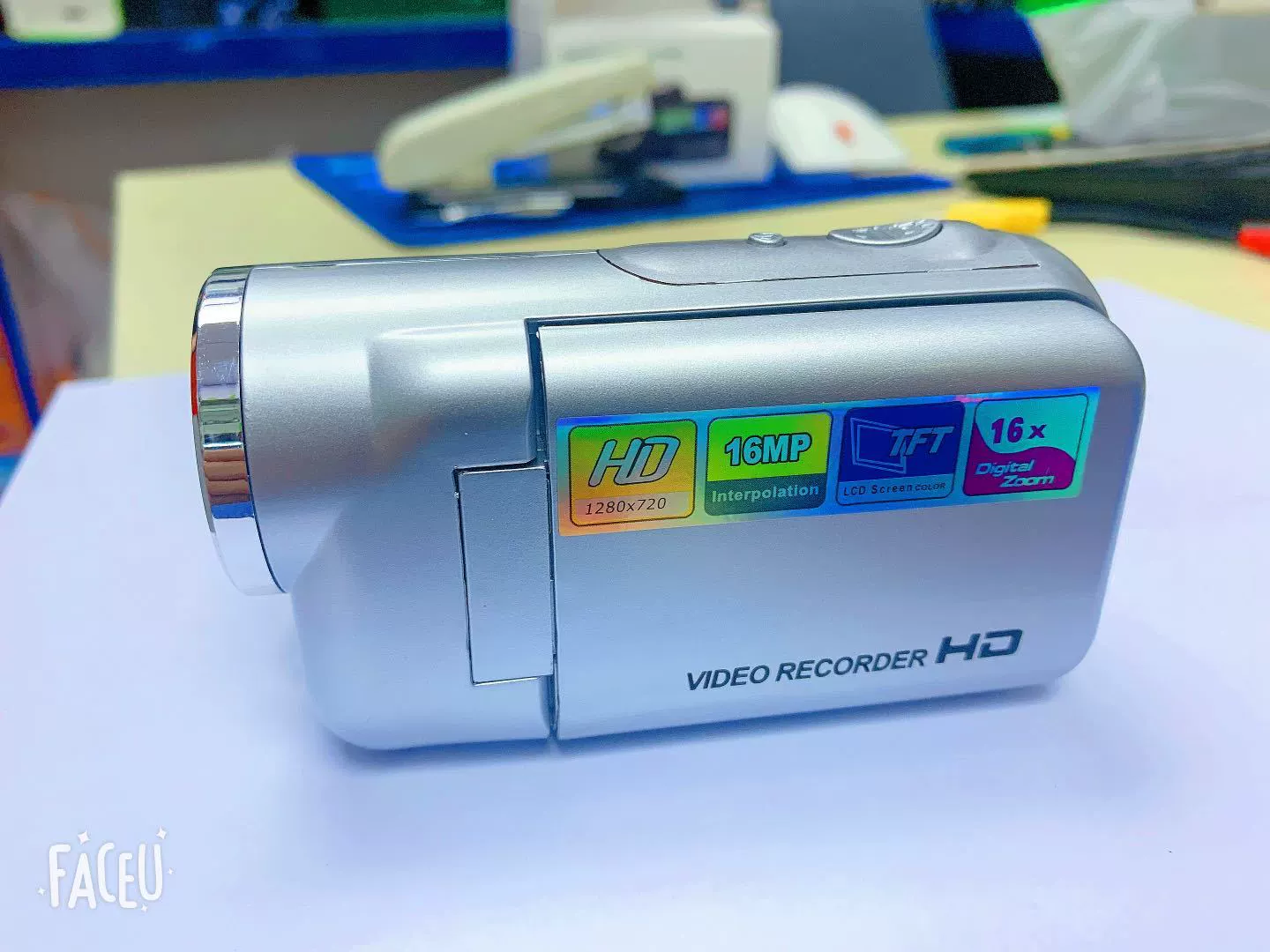 Digital camera DV-139/DV180, 16 MP (interpolated), 16× zoom, MicroSD, battery‑powered