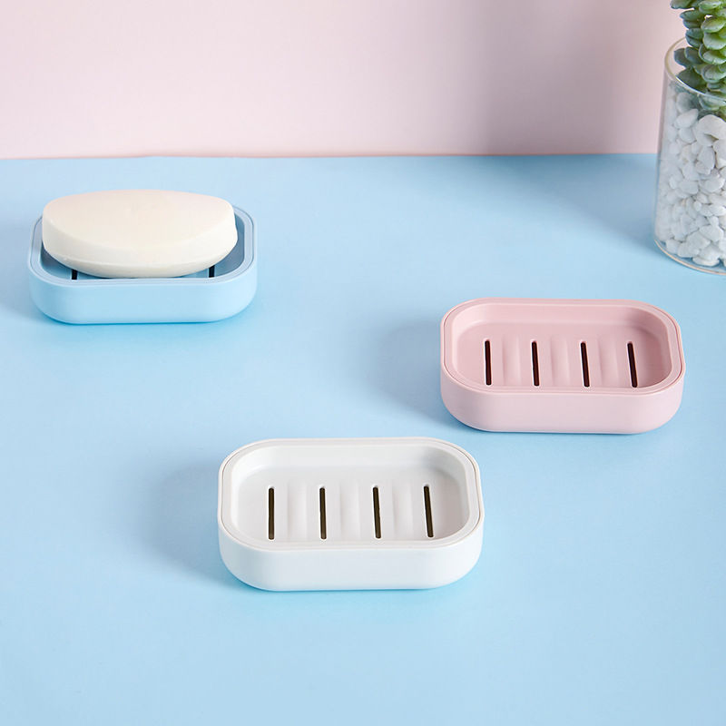 Nordic Japanese Style Fresh Draining Plastic Soap Box Multifunctional Soap Box Draining Soap Box Wholesale
