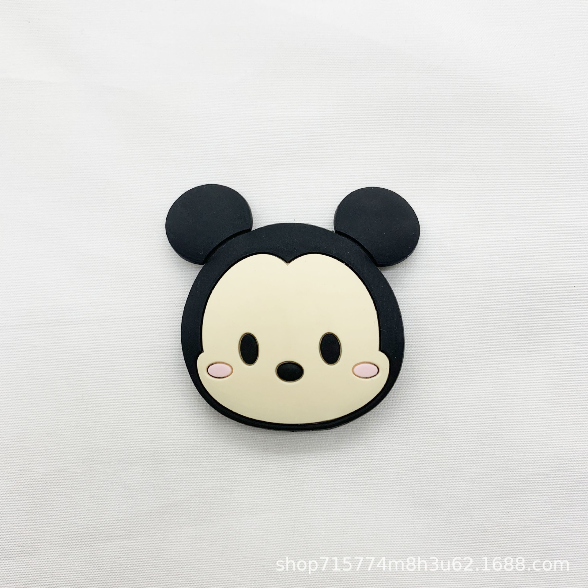 Dibujos animados lindo creativo de silicona teléfono móvil airbag soporte perezoso anillo de silicona retráctil hebilla logo al por mayor