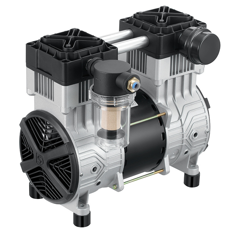 迈思220V真空泵小型抽气实验室电动抽负压泵吸盘正压无油压力泵