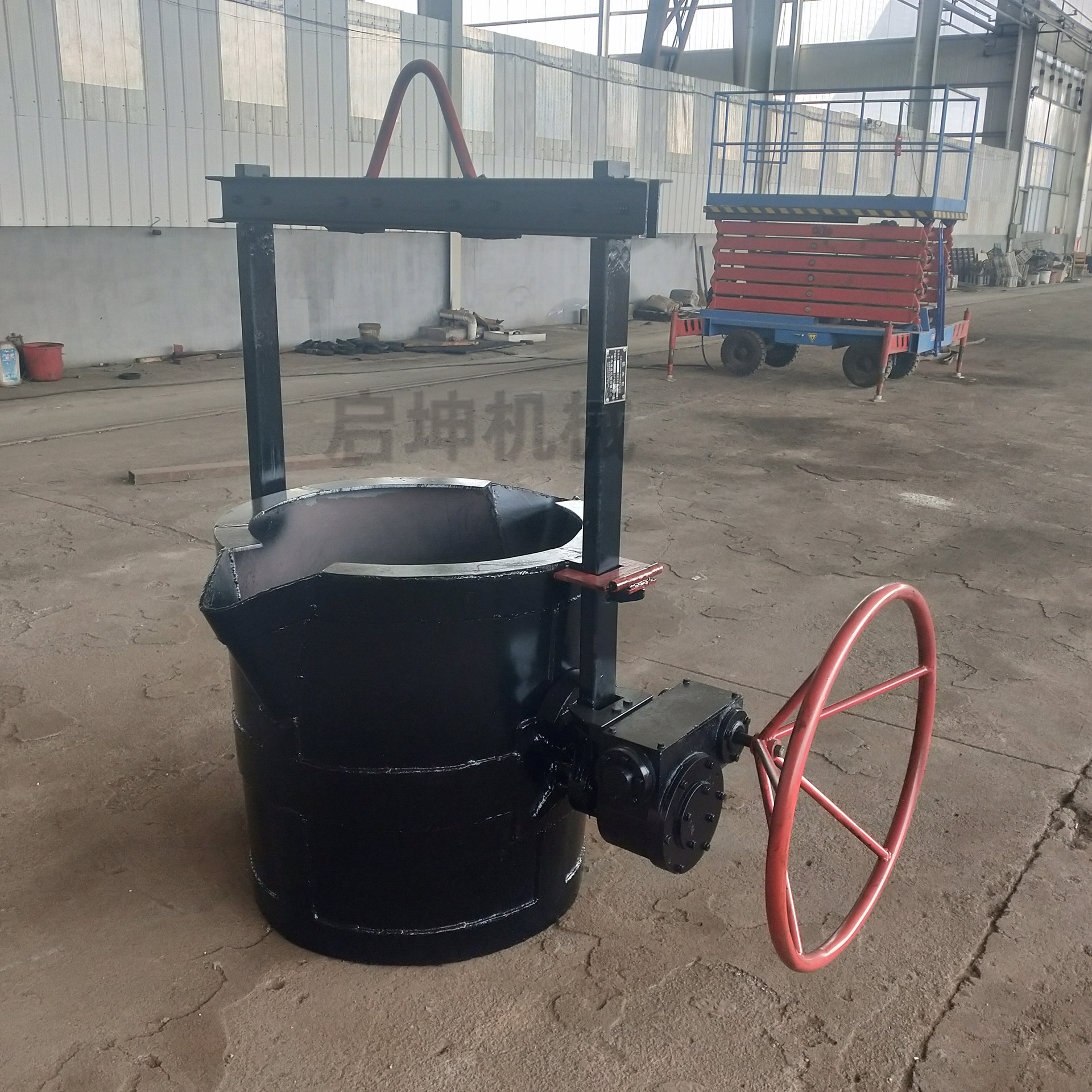 铁水包减速机炼钢生产铁水包 青岛启坤1-15T电机铁水包浇铸铁水用