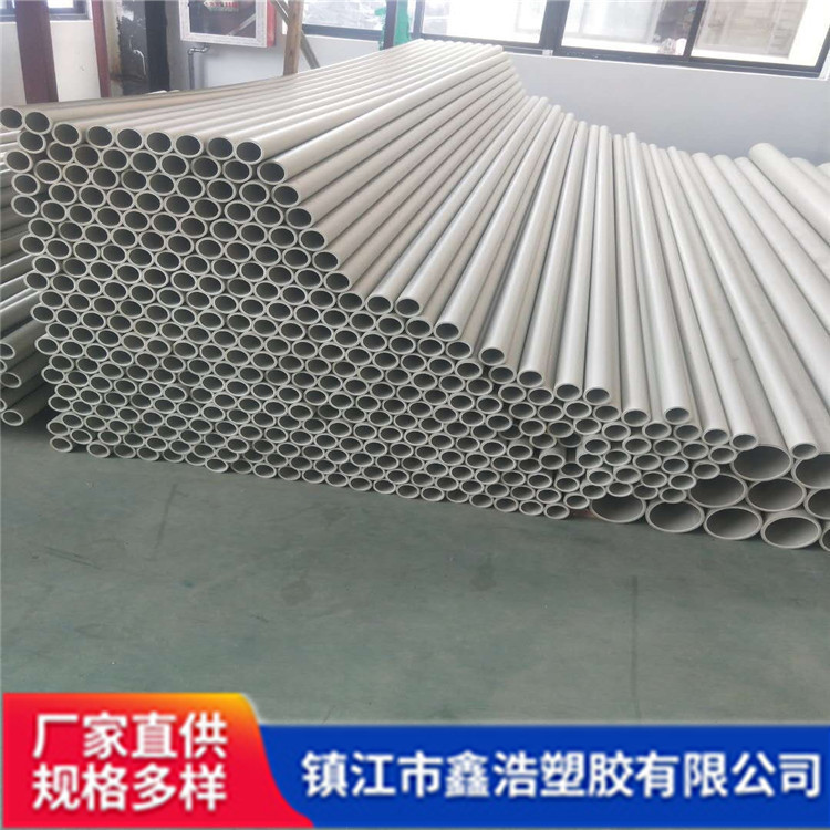 塑料通风管道 PP管大口径白色塑料化工排水FRPP管
