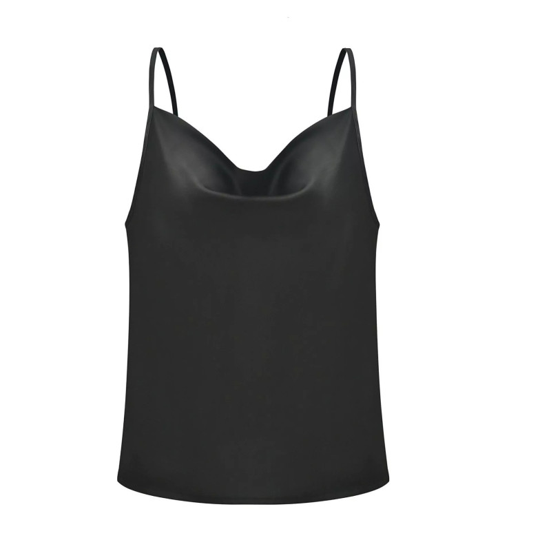 2023 New Summer Style Amazon Wish Women's Camisole Bottoming Silk Chiffon Shirt Top