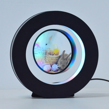 磁悬浮相框 圆形亚克力现代家居摆件 电子商务礼品