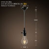 Retro bulb, ceiling lamp, bar clothing, creative lights