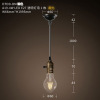 Retro bulb, ceiling lamp, bar clothing, creative lights