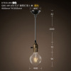 Retro bulb, ceiling lamp, bar clothing, creative lights