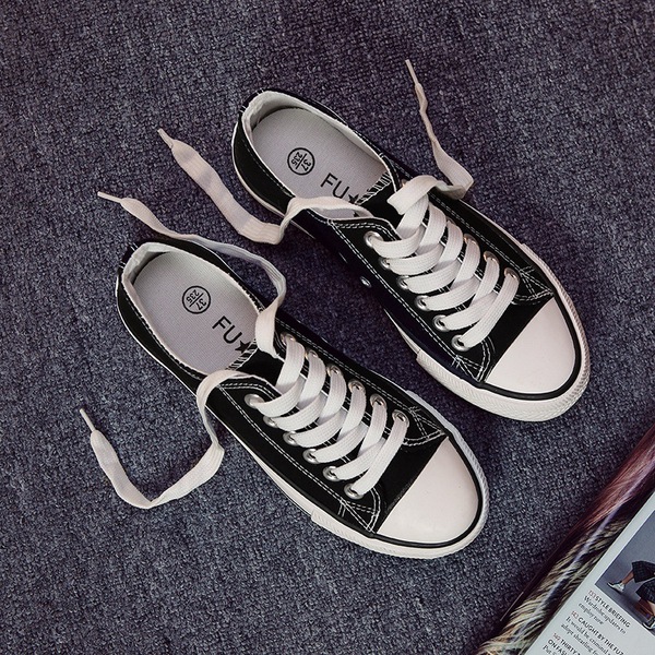 Cloth low espadrilles for students low-cut